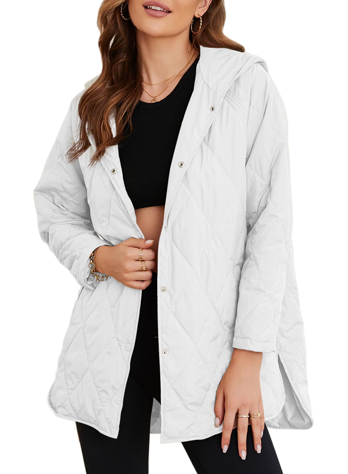 Women's Versatile Long Hooded Casual Jackets