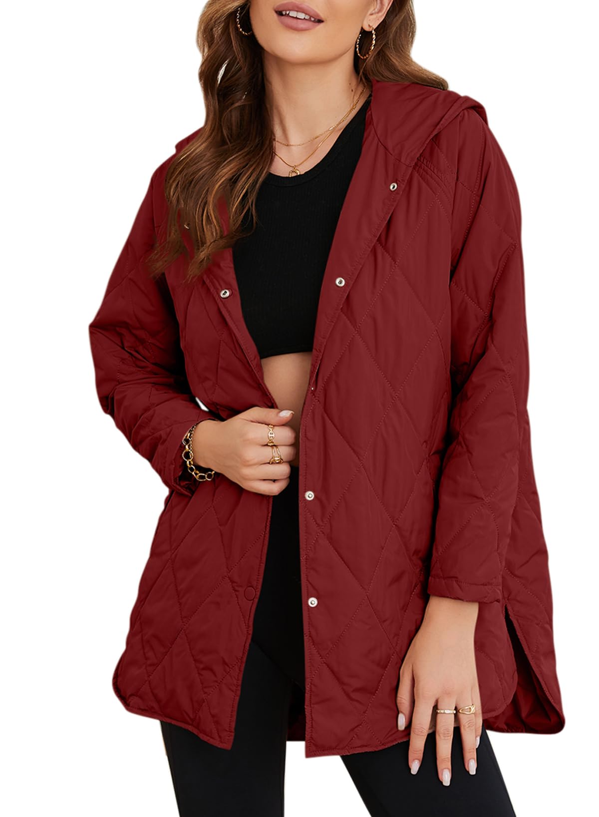 Women's Versatile Long Hooded Casual Jackets