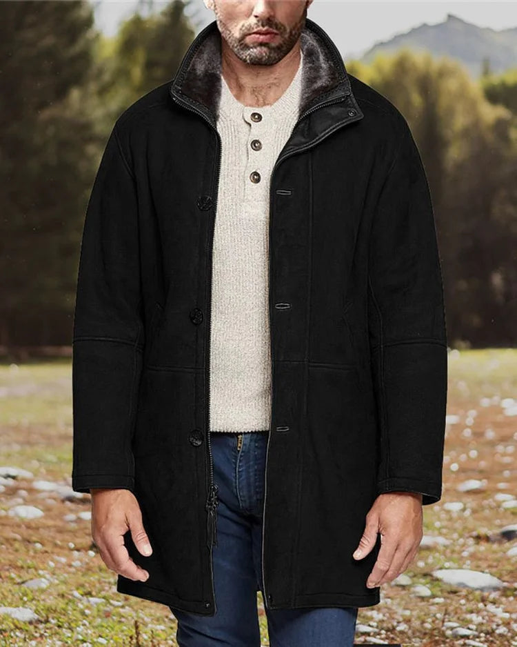 Men's Vintage Loose Thermal Coat