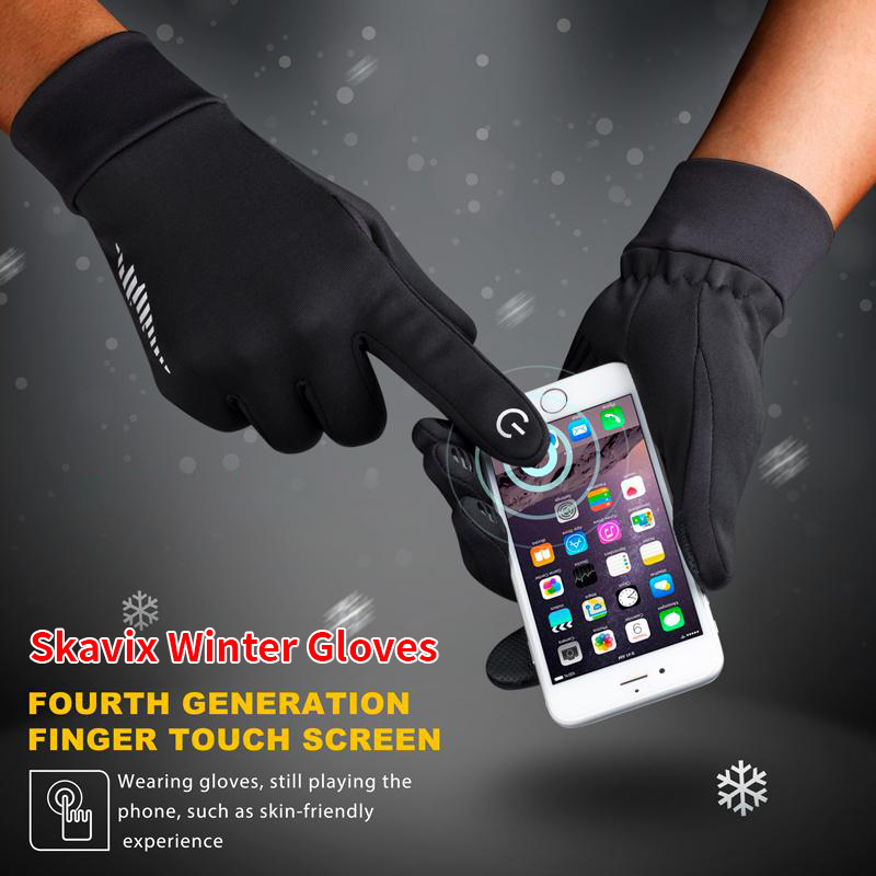 Skavix Waterproof Winter Touchscreen Gloves – Windproof & Thermal for Men & Women