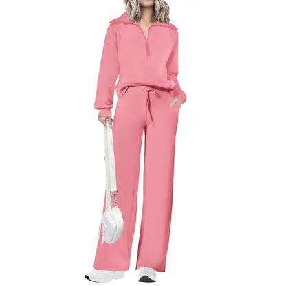 Women’s Half-Zip Pullover 2-Piece Set