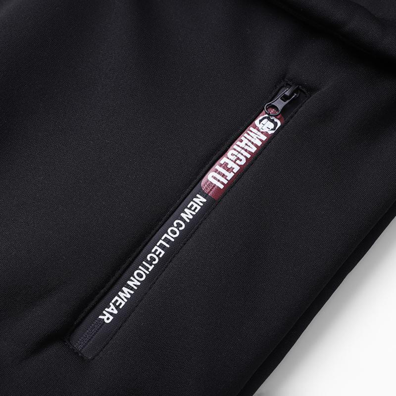 Winter men's casual plus plush thick hooded jacket jacket, warm and windproof Men's Fleece Lined Hooded Jacket