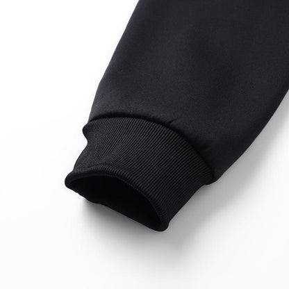 Winter men's casual plus plush thick hooded jacket jacket, warm and windproof Men's Fleece Lined Hooded Jacket