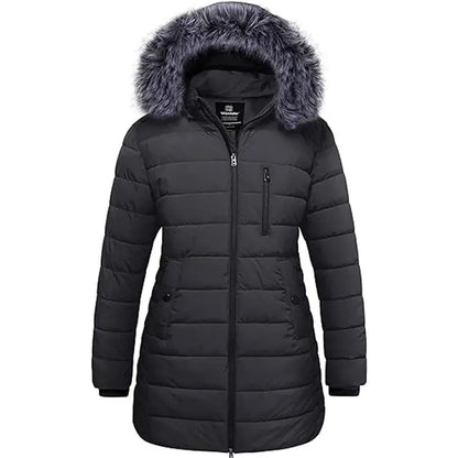 2026 NEW Women's Plus Size Winter Jacket Warm Long Puffer Coat Quilted Parka Jacket
