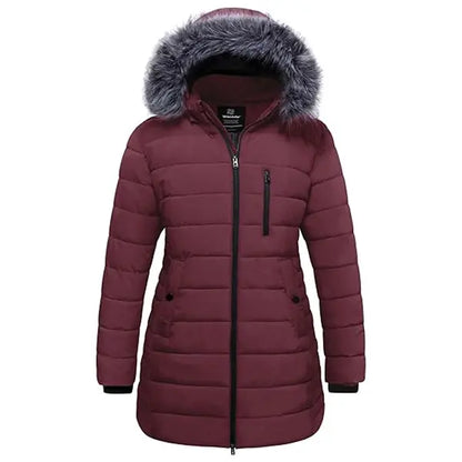 2026 NEW Women's Plus Size Winter Jacket Warm Long Puffer Coat Quilted Parka Jacket