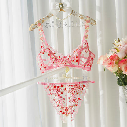 Pink Cute Sweetheart Lingerie Set - MYSTERYBOXS