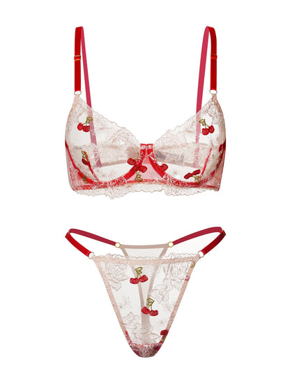 Red Cherry Lingerie Set - MYSTERYBOXS