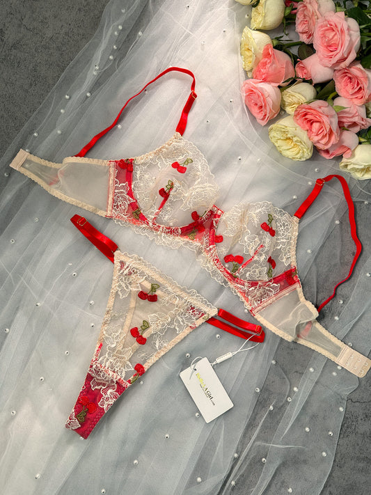 Completo intimo Red Cherry