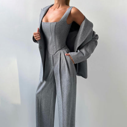 High-end three-piece suit for women - MYSTERYBOXS