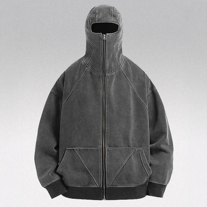 Ninja mask unique design hooded sweatshirt - MYSTERYBOXS