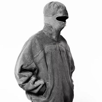 Ninja mask unique design hooded sweatshirt - MYSTERYBOXS