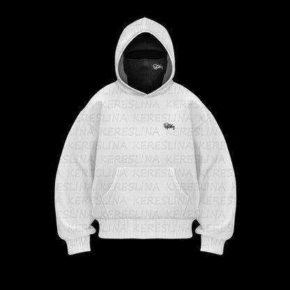 Ninja mask double hooded unique design hooded sweatshirt - MYSTERYBOXS