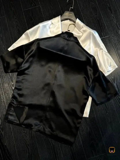 Cool & Confident — The V-Neck Lounge Set for Summer - MYSTERYBOXS