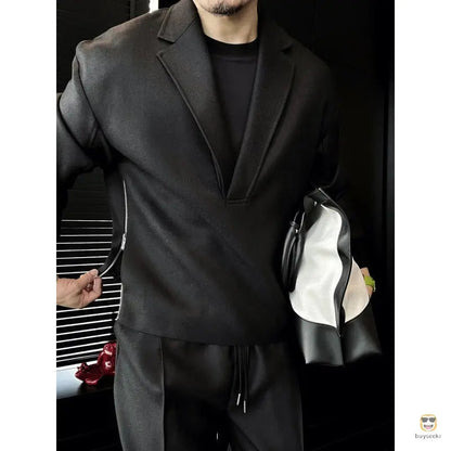 Style Meets Comfort — V-Neck Lounge Set for Every Moment - MYSTERYBOXS