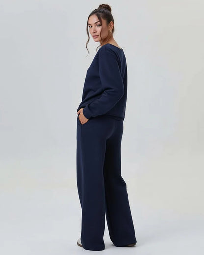 Off-shoulder casual fashion two-piece suit - MYSTERYBOXS