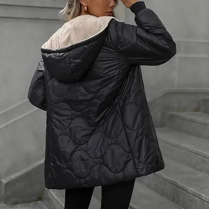 Women's casual cotton hooded jacket - MYSTERYBOXS