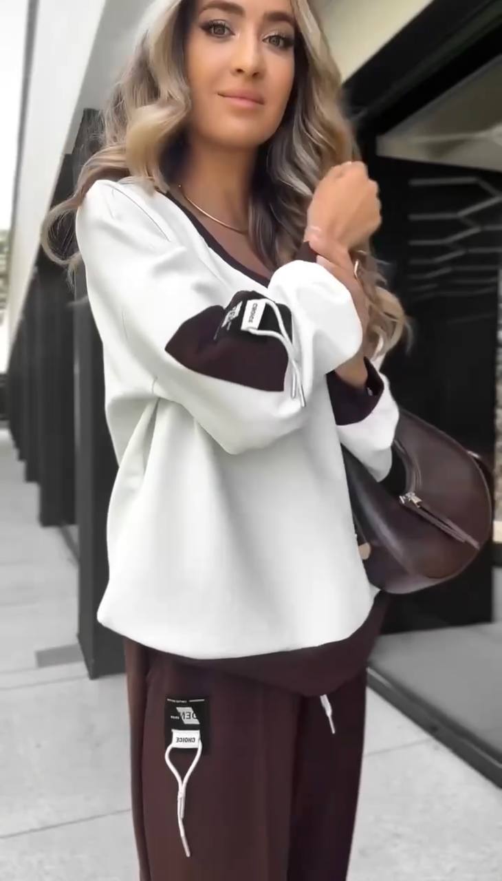 Color-blocked casual fashion suit - MYSTERYBOXS