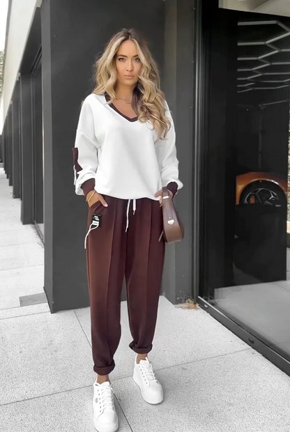 Color-blocked casual fashion suit - MYSTERYBOXS