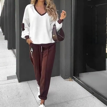 Color-blocked casual fashion suit - MYSTERYBOXS