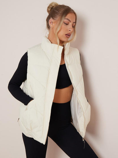 Women’s Fall Winter Thick Woven Vest Jacket - MYSTERYBOXS