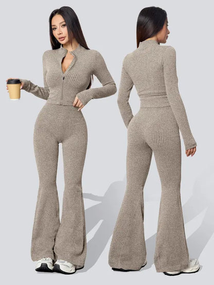 Chic Knit Two-Piece -Limited-time offer: Buy one get one free (2 sets) - MYSTERYBOXS