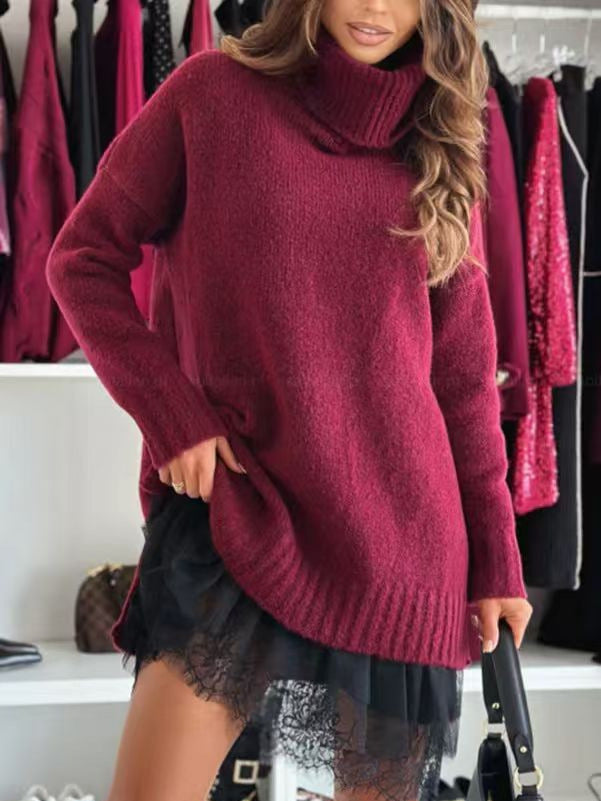Stylish knit top and vest dress set - MYSTERYBOXS