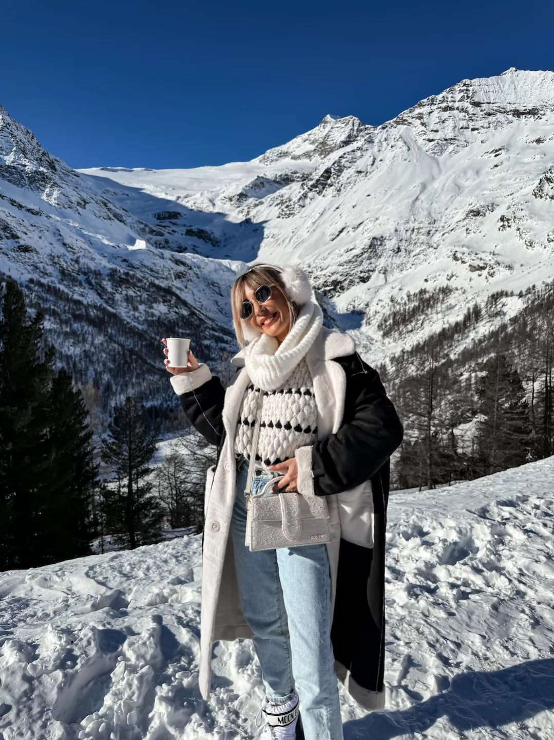 Cable striped crew neck pullover - MYSTERYBOXS