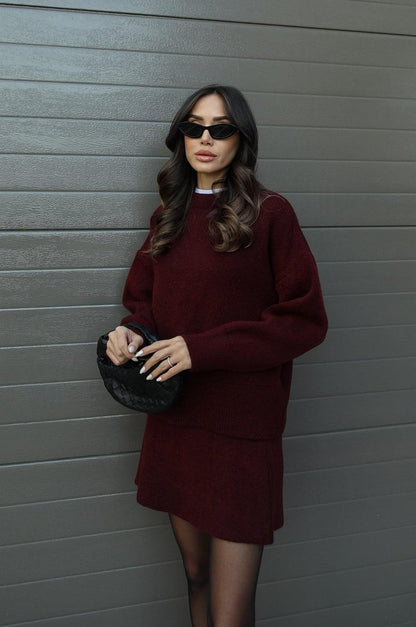 Violet Knit Set - MYSTERYBOXS