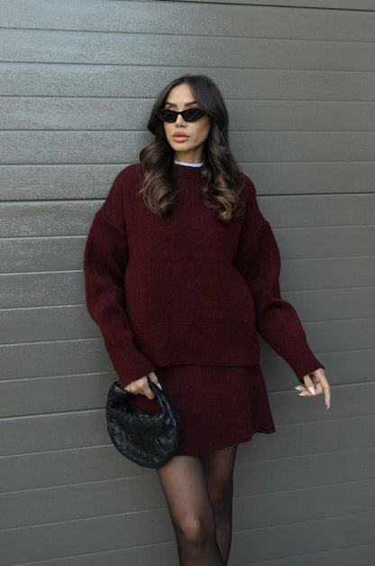 Violet Knit Set - MYSTERYBOXS