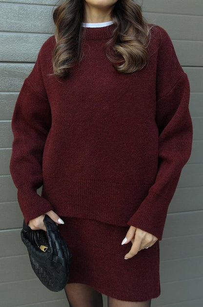 Violet Knit Set - MYSTERYBOXS