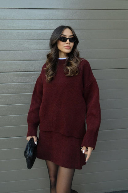 Violet Knit Set - MYSTERYBOXS