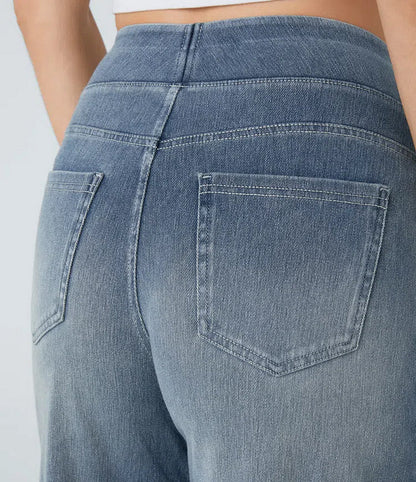 SUPER STRETCH WIDE LEG HIGH WAIST JEANS (Get two for a bigger discount) - MYSTERYBOXS