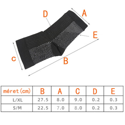 Compression Socks for Plantar Fasciitis, Achilles Tendonitis Relief - (2 Pair) Ankle Compression Sleeve for Heel Spurs, Foot Swelling & Fatigue - Arch Support Brace for Everyday Use - MYSTERYBOXS
