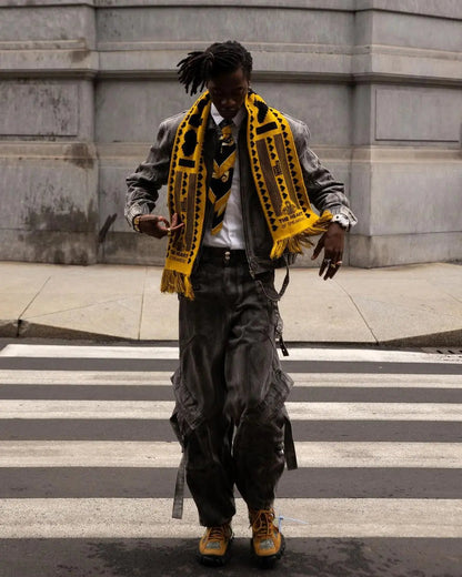 【25s Mar.】Vintage Denim Jacket  Baggy Cargo Pants - MYSTERYBOXS
