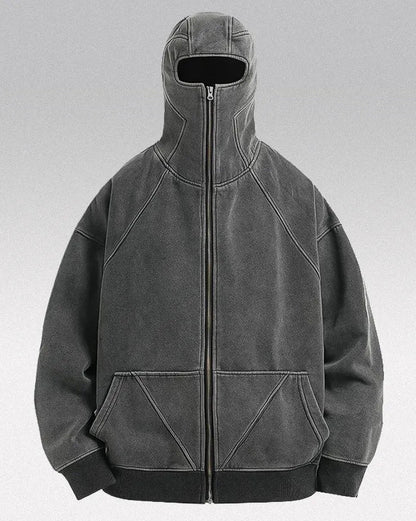 Ninja mask unique design hooded sweatshirt - MYSTERYBOXS