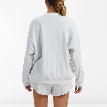 Women's Loose Waffle Knit Set