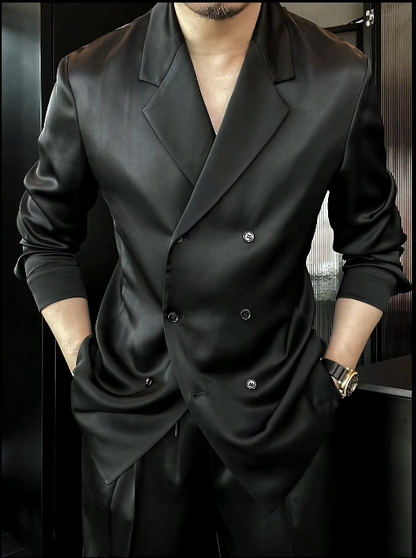 Luxury Silk Touch Business Suit (Spring & Summer Edition) - MYSTERYBOXS