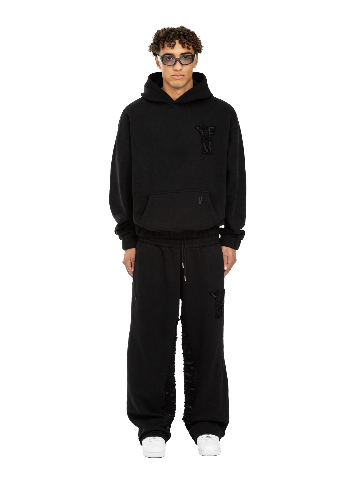 Chic Letter-Embossed Casual Sportswear Set