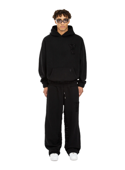 Chic Letter-Embossed Casual Sportswear Set