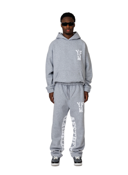 Chic Letter-Embossed Casual Sportswear Set