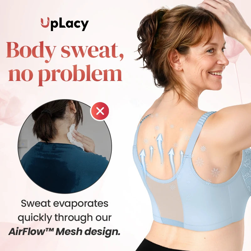 Comfortable bra with powerful support and front zip - MYSTERYBOXS