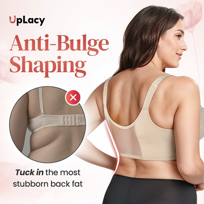 Comfortable bra with powerful support and front zip - MYSTERYBOXS