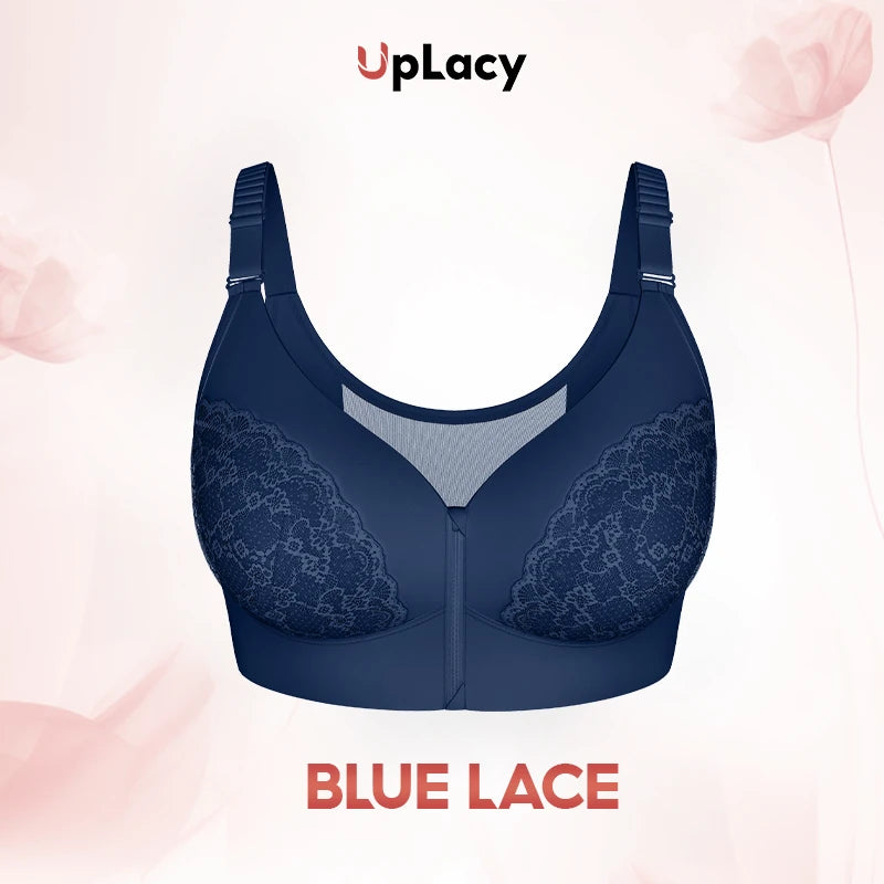 Comfortable bra with powerful support and front zip - MYSTERYBOXS