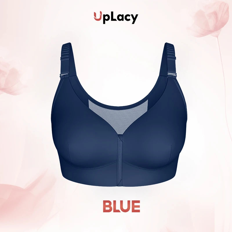 Comfortable bra with powerful support and front zip - MYSTERYBOXS