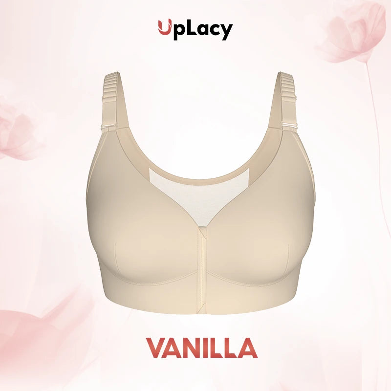 Comfortable bra with powerful support and front zip - MYSTERYBOXS