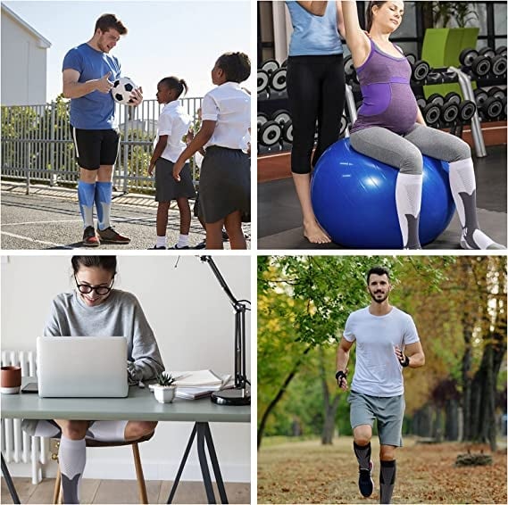 Socken mit hoher abgestufter Kompression