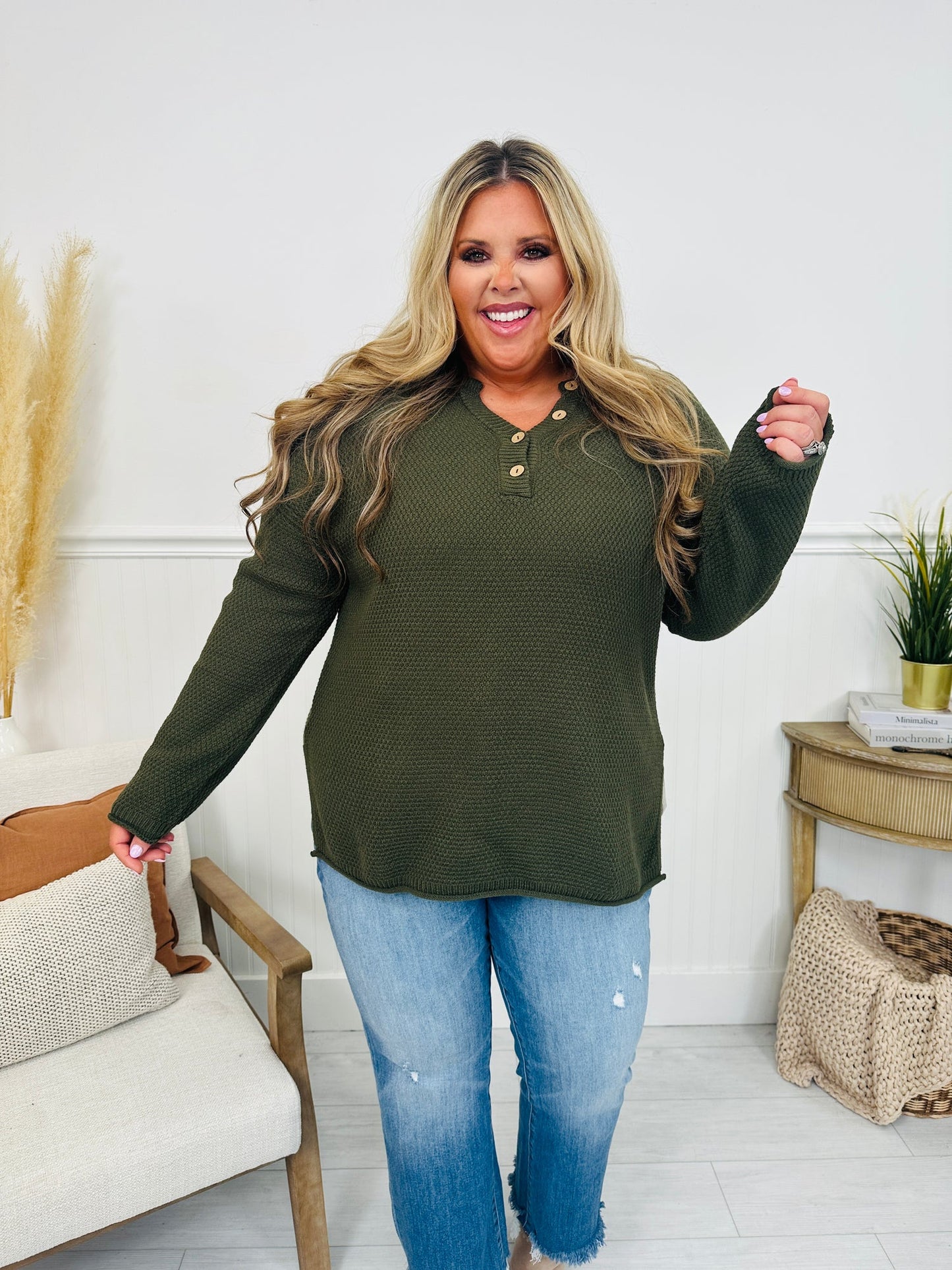 Reset Button Sweater- Multiple Colors! - MYSTERYBOXS