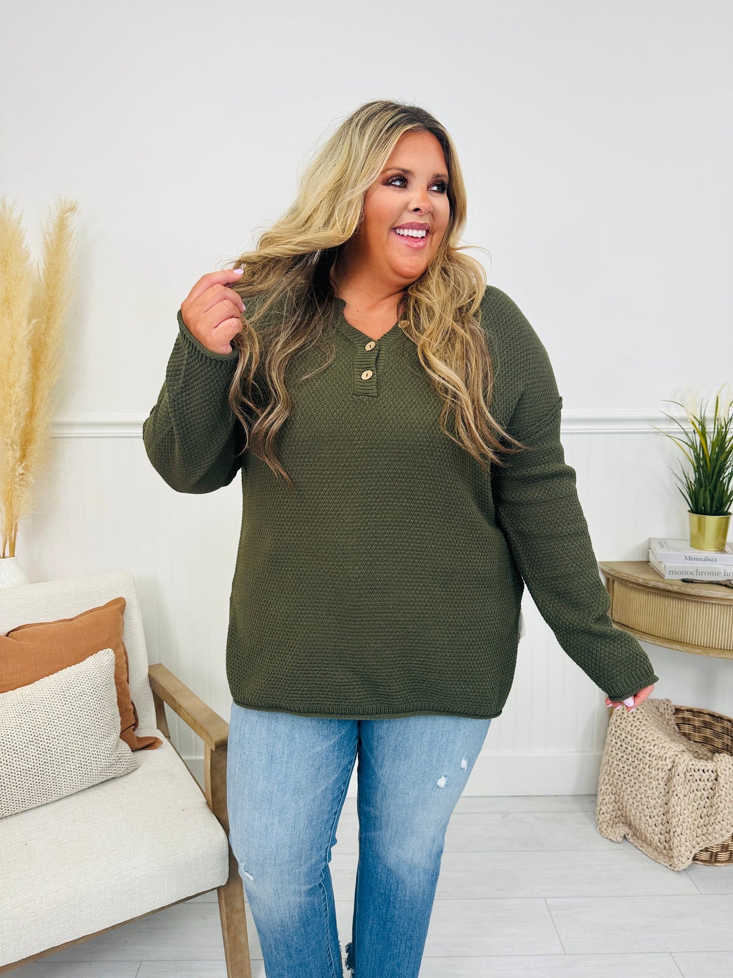 Reset Button Sweater- Multiple Colors! - MYSTERYBOXS