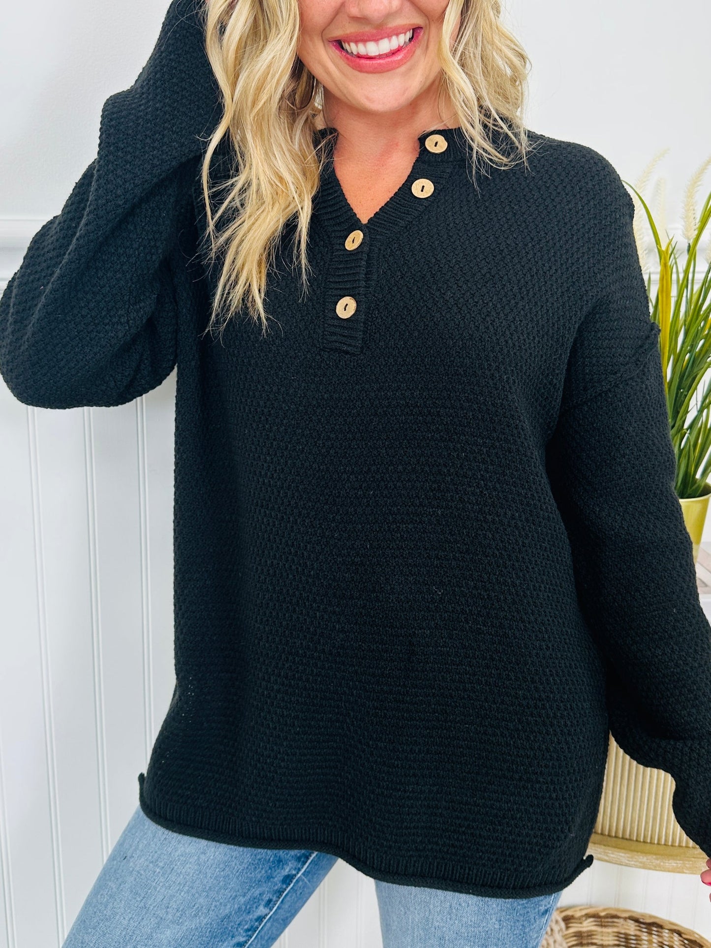 Reset Button Sweater- Multiple Colors! - MYSTERYBOXS