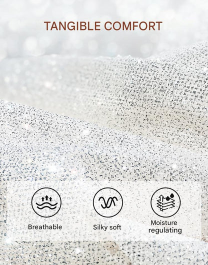 Women's Sequin Blazer and Wide Leg Pants (3-Piece Set) - MYSTERYBOXS